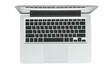 © Achira22 - Laptop computer top view isolated on white background with clipping path.