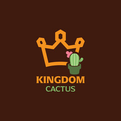 Wall Mural - King Cactus Logo