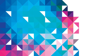 Fototapete - abstract geometric colorful pattern background