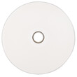 Realistic white cd template mockup, Cutout.