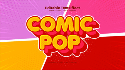 Comic Pop Text Effect