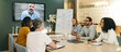 © Jacob Lund - Multicultural businesspeople having a video conference in an office