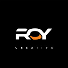 ROY Letter Initial Logo Design Template Vector Illustration