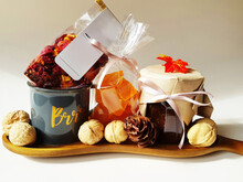 Autumn Tea Snack Jam Walnut Gift Set