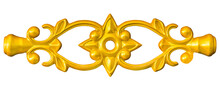 Golden Wrought Iron Flowers 