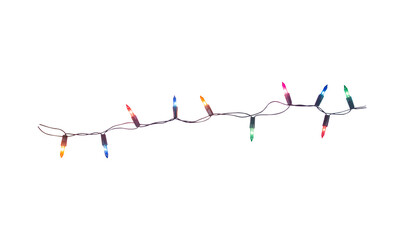 Wall Mural - string of christmas lights