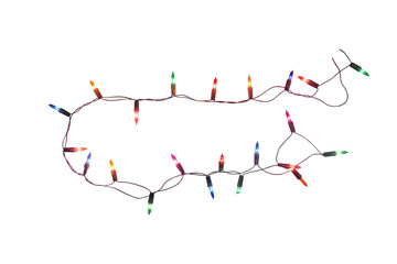 Wall Mural - string of christmas lights