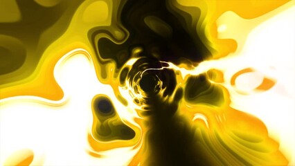 Poster - Abstract 3D art space exploration through colorful wormhole vortex. Motion. Hyperspace tunnel, interstellar travel concept.
