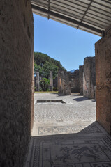 Pompeii archeological site in Pompeii