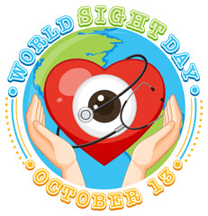 Sticker - World Sight Day Poster Design