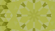 Abstract kaleidoscope background in shades of yellow