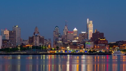 Sticker - Philadelphia timelapse morning