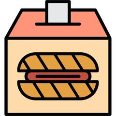 Wall Mural - Bread Donation Icon