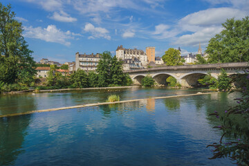 Wall Mural - Cityscape in a sunny day of Pau, France