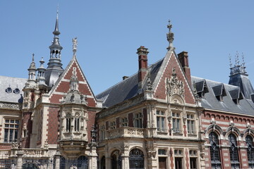 Canvas Print - Le Palais Bénédictine, distillerie à Fécamp