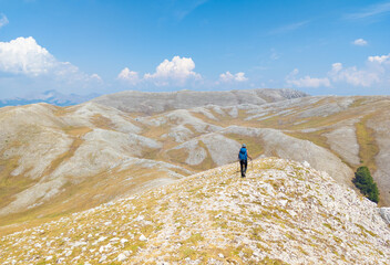 Monte Nuria (Italy) - The Nuria and Nurietta mountains are two peaks almost 1900 meters within the Apennine chain of the Monti del Cicolano, province of Rieti, near Terminillo mount.