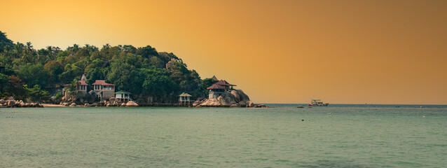 Wall Mural - Koh Tao Island at sunrise - Thailand 