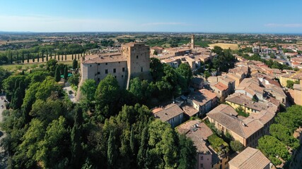 Wall Mural - Castle of Santarcangelo di Romagna, Rocca malatestiana