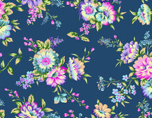 Digital Design Pattern For Printing On Fabrics And Other Materials And Decorations
