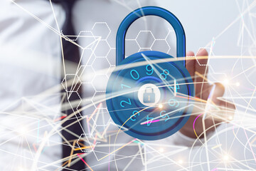 security data code digital in hand