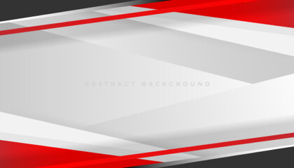 Aufkleber - Abstract red gray gray white blank space modern futuristic background vector illustration design. Vector illustration design for presentation, banner, cover, web, card, poster, wallpaper