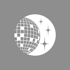 Wall Mural - Disco ball Vector icon Disco ball Vector icon Disco ball Vector icon