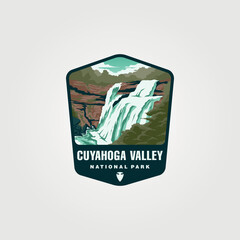 Sticker - Cuyahoga valley national park logo vector symbol illustration design, national park emblem