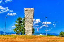 Monument Dedicated To Dead Partisans From World War II In Zlatibor, Serbia.
