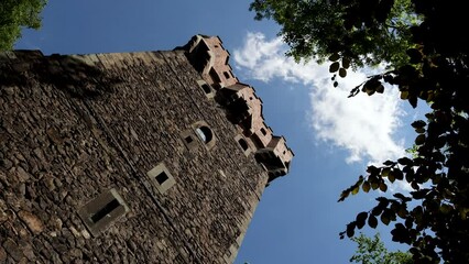 Sticker - Piast tower in area of Castle in Cieszyn city, Poland, 4k