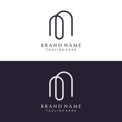 Wall Mural - abstract elements of arch line vector logo, for the construction of doors, windows, buildings and ar
