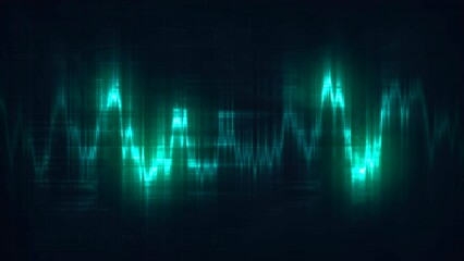 Aufkleber - Black background. Motion.Blurry pixel graphics that sway slowly in different directions in abstraction.