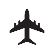 Aircraft Icon Logo Vector Design