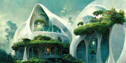 eco house. Generative AI Technology