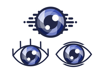 Sticker - Eye icon - eye symbol. flat eye sign vector
