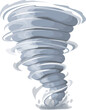 Tornado storm, hurricane wind or whirlwind twister