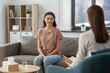 © Syda Productions - psychology, mental health and people concept - young woman patient and woman psychologist at psychotherapy session