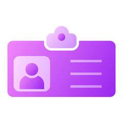 Sticker - Id Card Icon