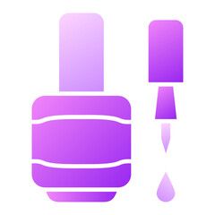 Sticker - Nail Polish Icon