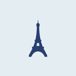 illustration vector graphic for eiffel tower good for icon