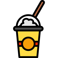 Sticker - Milkshake Icon