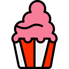 Wall Mural - Cupcake Icon