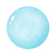 © LivelyAutumn11.11 - Blue bubbles watercolor illustration