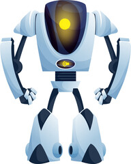 Leinwandbilder - Robot cartoon character, alien droid transformer