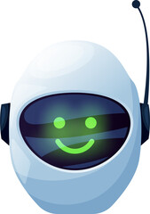 Fototapete - Chatbot virtual AI service support robot chat bot