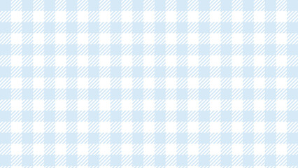 Wall Mural - aesthetic pastel blue tartan, gingham, plaid, checkers, checkered pattern wallpaper illustration, perfect for banner, wallpaper, backdrop, postcard, background for your design