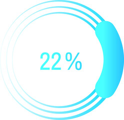 Poster - Progress bar load circle, download upload status