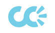 letter cc co shout logo vector design symbol illustration sign icon design idea