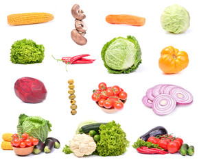 Poster - Fresh vegetable collection