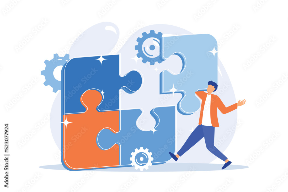 Problem solving. Creative decision, difficult task, lateral thinking ...