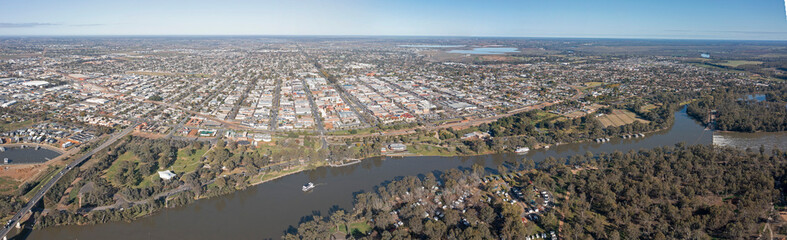 Wall Mural - the victorian country town of mildura in the far north west of the state.
